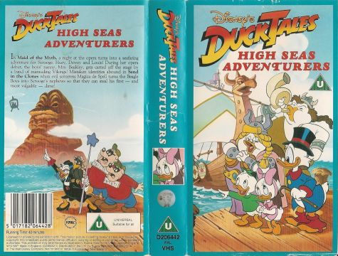 Tecknat Barn Svenska:Ducktales (1987-1990) VHSRIPPEN (Engelska) Biotrailer (4D)
